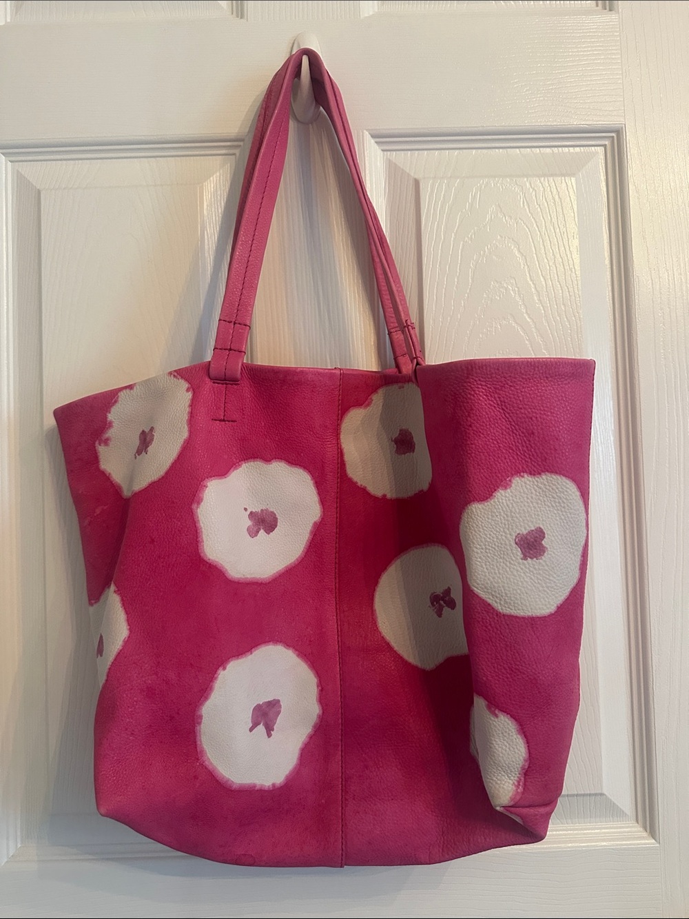 Anthropologie Dyed Leather Bag
